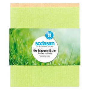 Sodasan, Салфетка-губка ECO Sponge Cloth для влажной уборки суперпоглощающая, 2шт. Sodasan, Салфетка-губка ECO Sponge Cloth для влажной уборки суперпоглощающая, 2шт.