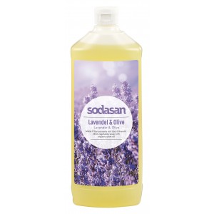 Sodasan, Органічне мило Lavender-Olive рідке, заспокійливе, з лавандовим і оливковою маслами Содасан, 1000 мол (без дозатора)