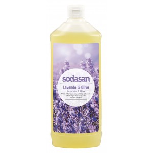 Sodasan, Органічне мило Lavender-Olive рідке, заспокійливе, з лавандовим і оливковою маслами Содасан, 1000 мол (без дозатора) Sodasan, Органічне мило Lavender-Olive рідке, заспокійливе, з лавандовим і оливковою маслами Содасан, 1000 мол (без дозатора)