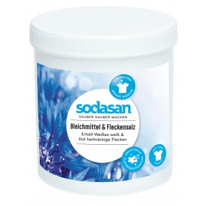 Sodasan, Organic Кисневий засіб для відбілювання та видалення стійких забруднень, 0,5кг = 14 циклів Sodasan, Organic Кисневий засіб для відбілювання та видалення стійких забруднень, 0,5кг = 14 циклів