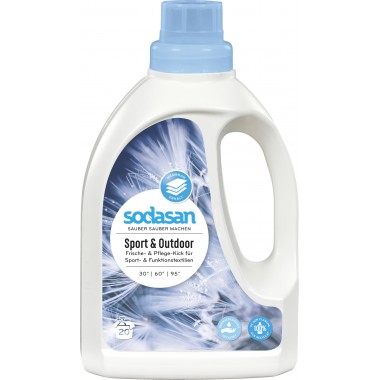 Sodasan, Organic рідкий засіб Active Sport для прання спортивного одягу, 0,75л = 21 цикл прання