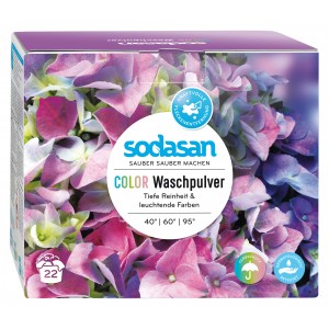 Sodasan, Органічний порошок-концентрат пральний Compact для кольорових і чорних речей, зі пом'якшувачем води (40 ° -60 ° -95 °) Содасан, 1010г