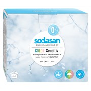 Sodasan, Органический порошок-концентрат стиральный Comfort sensitiv для чувствительной кожи и для ДЕТСКИХ вещей (белых и цветных), со смягчителем воды и кондиционером (40°-60°-95°) Содасан, 1010г