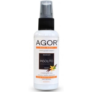 AGOR (АГОР), Мінерально-трав'яний дезодорант "INSOLITO", 60мл
