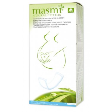 MASMI, Органічні прокладки для сильних виділень і породіль, 10 шт.