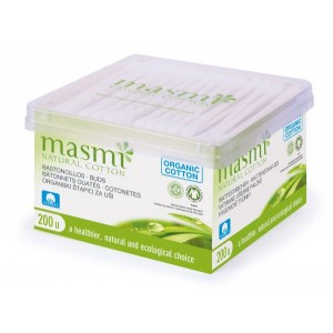 MASMI, Органические гигиенические ушные палочки, 200 шт MASMI, Органические гигиенические ушные палочки, 200 шт