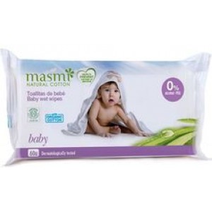 MASMI, Органические детские влажные салфетки, 60шт