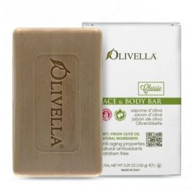 OLIVELLA, Мило для обличчя і тіла на основі оливкового масла, 150г