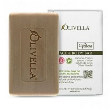 OLIVELLA, Мило для обличчя і тіла Вербена на основі оливкового масла, 150г
