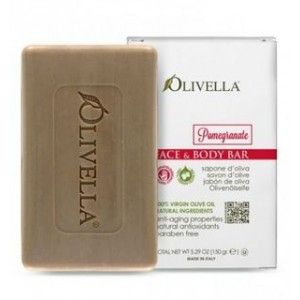 OLIVELLA, Мыло для лица и тела ГРАНАТ на основе оливкового масла, 150г OLIVELLA, Мыло для лица и тела ГРАНАТ на основе оливкового масла, 150г