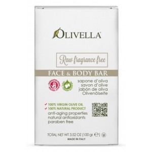 OLIVELLA, Мыло для лица и тела, для чувствительной кожи, не ароматизированное, на основе оливкового масла, 100г OLIVELLA, Мыло для лица и тела, для чувствительной кожи, не ароматизированное, на основе оливкового масла, 100г