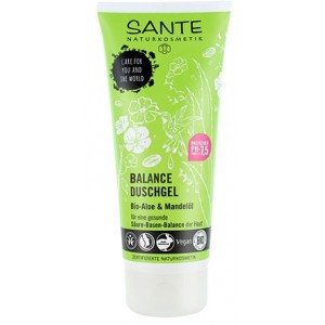 Sante, БИО-Гель для душа BALANCE Миндаль и Алоэ, 200мл Sante, БИО-Гель для душа BALANCE Миндаль и Алоэ, 200мл