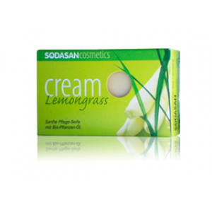 Sodasan, Organic Мило-крем Lemongrass для особи з маслами лемонграсу і імбиру, 100 г Sodasan, Organic Мило-крем Lemongrass для особи з маслами лемонграсу і імбиру, 100 г
