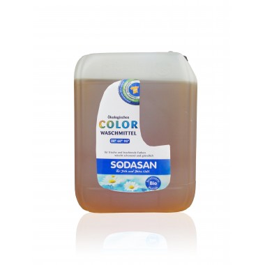 Sodasan, Organic Рідкий засіб Color для прання кольорових і чорних речей, зі пом'якшувачем води (від 30 °), 5 л