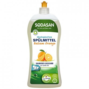 Sodasan, Органический бальзам-концентрат АПЕЛЬСИН для мытья посуды Содасан, 1000 мл